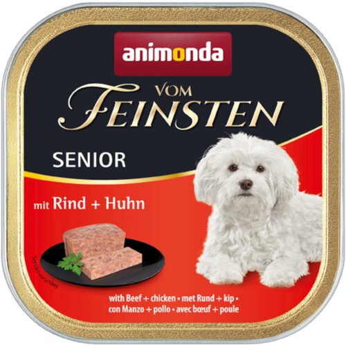  Varčno pakiranje animonda vom Feinsten 24 x 150 g - Senior: govedina & pi&scaron;čanec Cijene