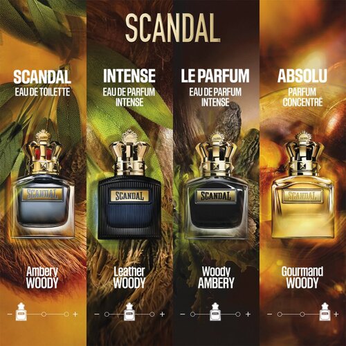 Jean Paul Gaultier Scandal Pour Homme Intense parfemska voda za mu&amp;scaron;karce 150 ml Slike