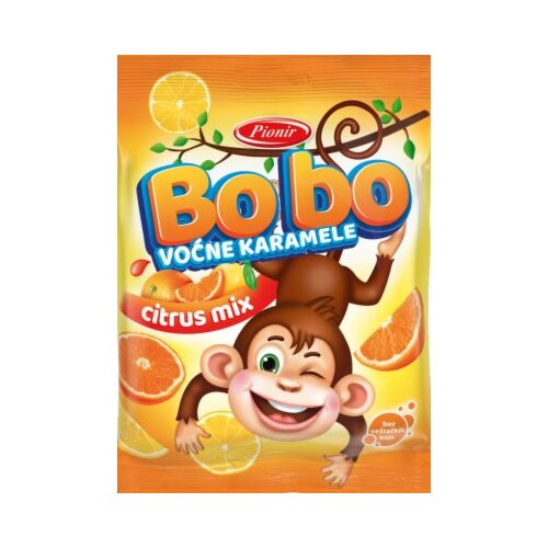 Pionir bobo voćne karamele citrus mix 100g kesa Slike
