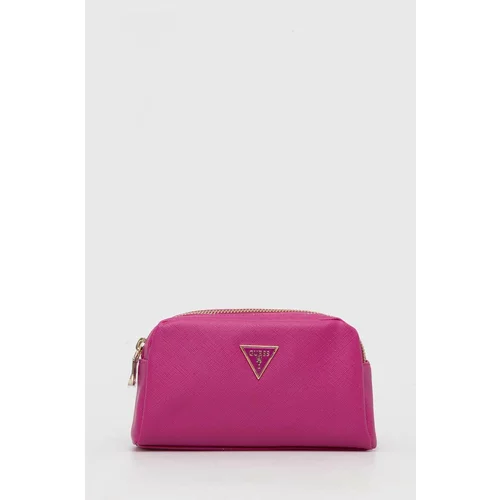 Guess Kozmetična torbica roza barva