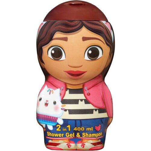 Gabby's Dollhouse 2D Kids Gentle gel za prhanje in &scaron;ampon 2v1 400 ml Cene