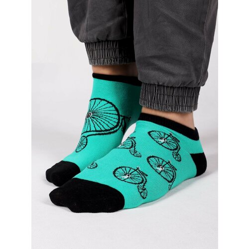 Yoclub Man's Ankle Funny Cotton Socks Patterns Colours Slike