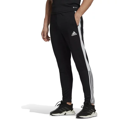 Adidas Športne hlače 'Tiro Essential' črna / bela