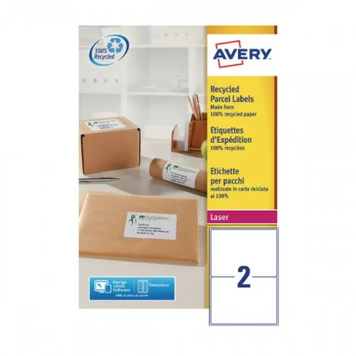 Avery Zweckform Reciklirane etikete za pakete 199,6 x 143,5 mm