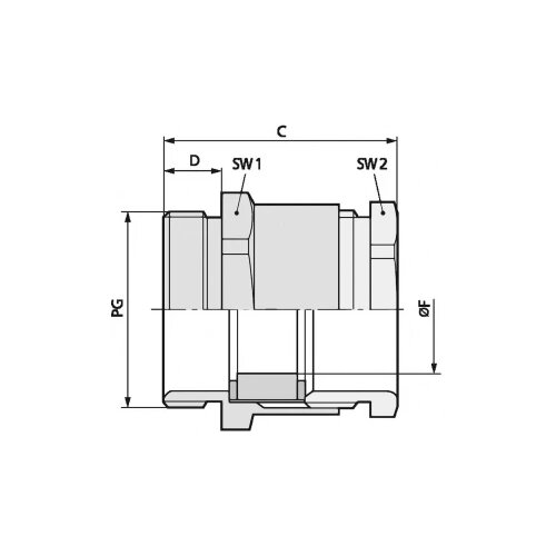  Kabelska uvodnica PG70 mesing prirodne boje LappKabel SKINDICHT SVRN PG 7007 100 kom. Cijene
