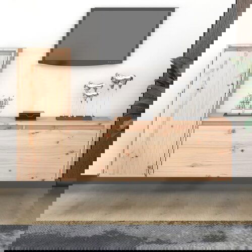 The Living Store TV omarica 2 kosa trdna borovina - TV Omarica, (21376733) Cene