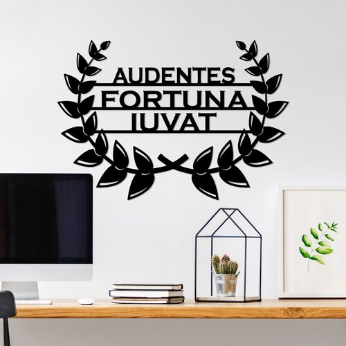 Wallity zidna dekoracija audaces fortuna 3, 56 x 39 cm, crna Cene