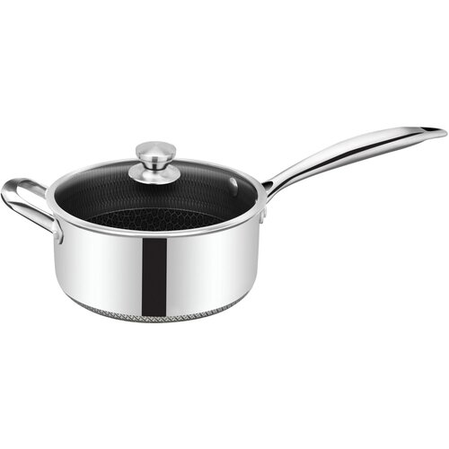 Cheffinger Premium Inox Lonec s Pokrovom in Notranjim Premazom z Satjem 20 cm, Srebrna, (21553006) Cene