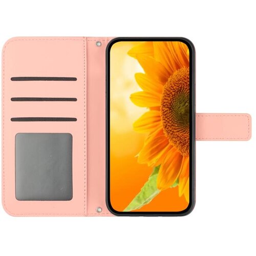 SUNSKY Eleganten ovitek etui za Samsung A36 / A37 / A56, Sončnica, Pink Slike