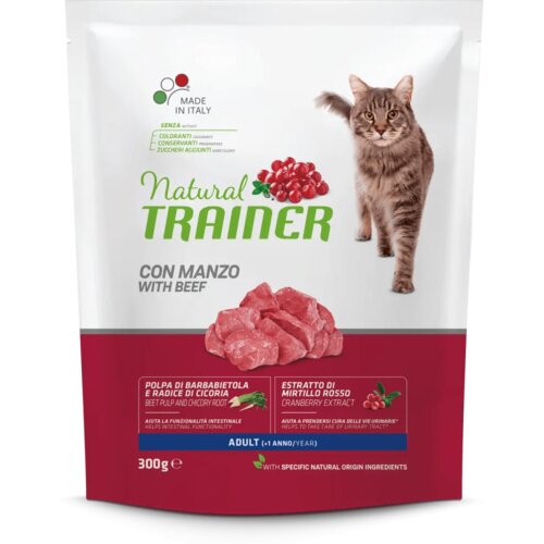 Trainer cat adult natural beef 0.3 kg Slike