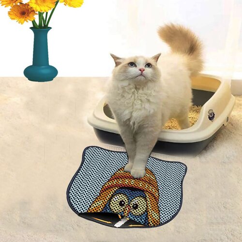 WALLXPERT Kdkafa0080 multicolor cat litter mat Cene