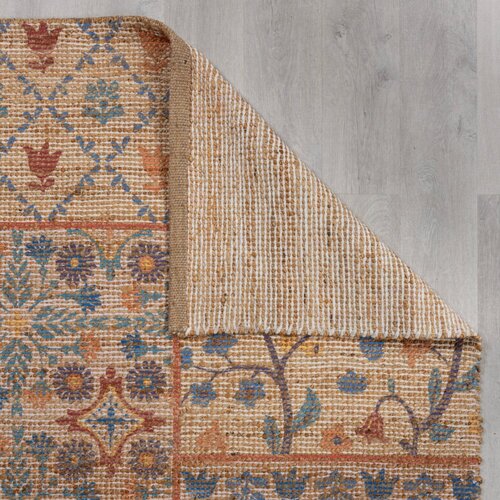 Flair Rugs ročno tkana preproga iz me&amp;scaron;anice jute v naravni barvi 200x290 cm taylor patchwork &amp;ndash; Slike