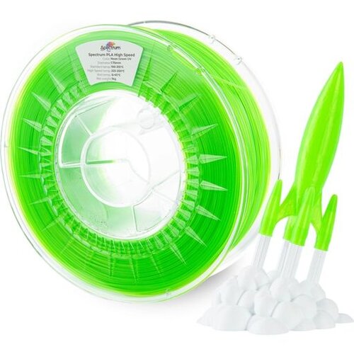 Spectrum Premium PLA High Speed Neon Green UV - 1,75 mm / 1000 g Slike