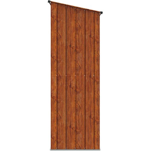  Vrtne &amp;scaron;upe Smeđa 203,5 x 73 x 200 cm Metal Slike