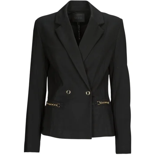 Guess ADELE CHAIN BLAZER Crna