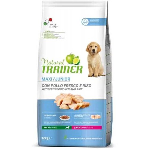 Trainer Natural hrana za pse Piletina Maxi Junior 3kg Slike