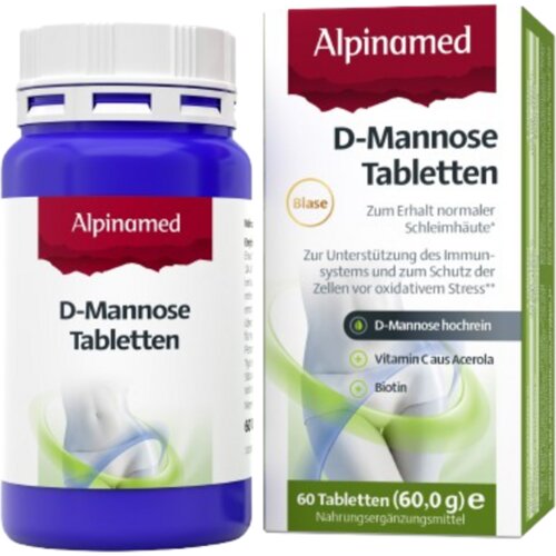Alpinamed Tablete D-manoze - 60 tabl. Slike