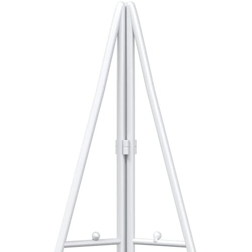  Metalna božićna jelka KUOPIO 210 cm Čelik Bijela - 210 cm Bijela bez LED svjetala Slike