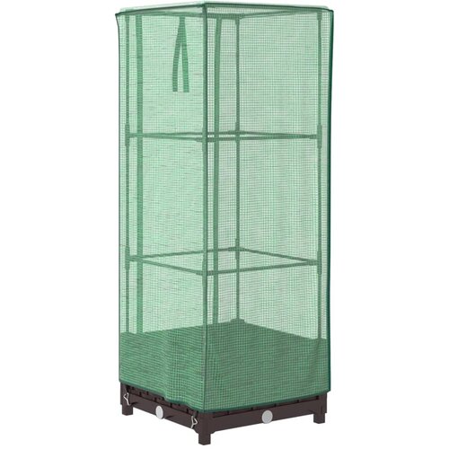  Povi&amp;scaron;ena gredica s pokrovom za staklenik 40 x 40 x 123 cm Slike