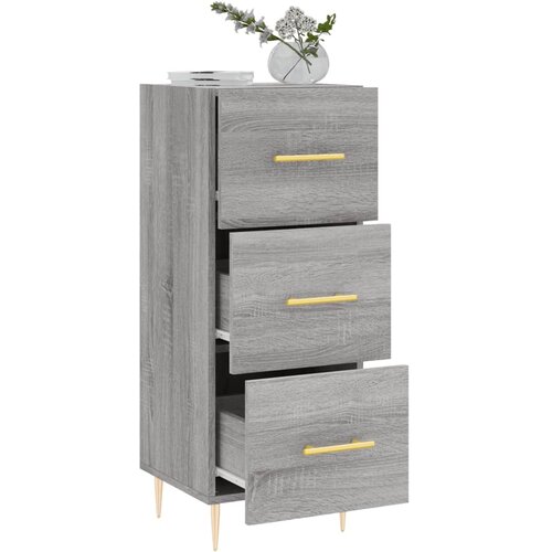  Komoda boja hrasta sonome 34,5x34x90 cm od konstruiranog drva Slike