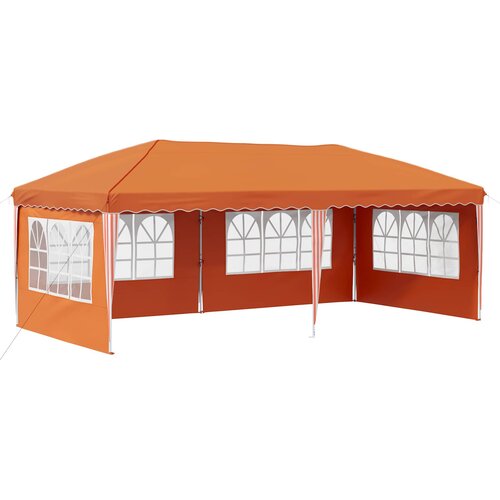 vidaXL Zložljivi &scaron;otor za zabave 575 x 289 x 245 cm Oranžna, (5000219053) Cene