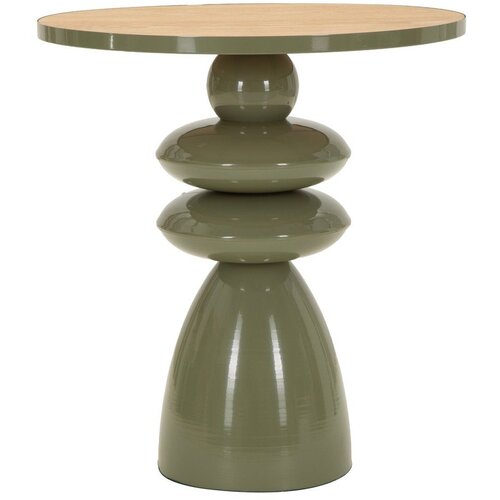 Mauro Ferretti Metalni okrugao pomoćni stol &amp;oslash; 45,5 cm Metal Console &amp;ndash; Slike
