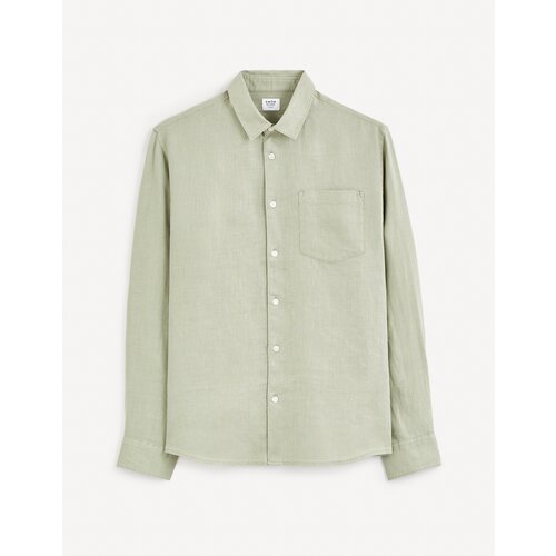 Celio Linen Shirt Daflix - Men&amp;#039;s Slike