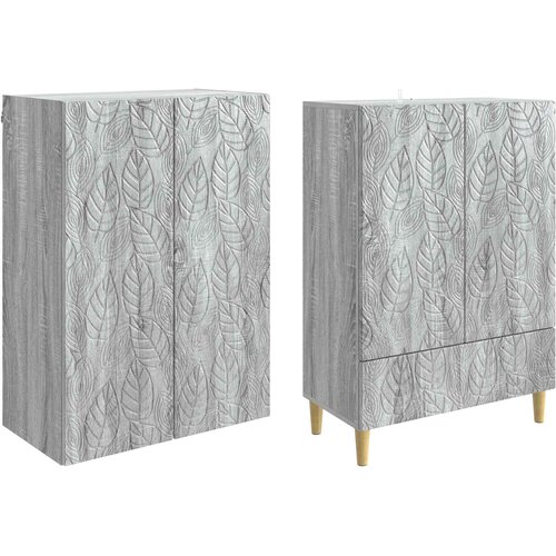  Set ormara 2 pcs Siva Sonoma Konstruirano drvo Slike