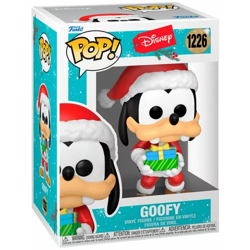 Funko pop! Disney: Holiday - Goofy - Zbirka vinil figura - ideja za darilo - uradno blago - igrače za otroke in odrasle - model za zbiralce in prikaz, (20839631)