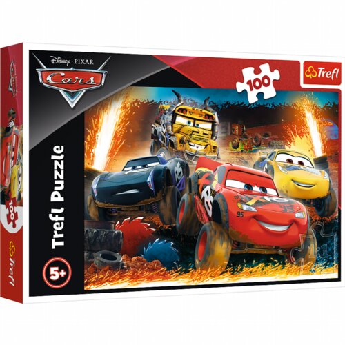 Trefl Puzzle 100 delova Disney Cars na trci Slike