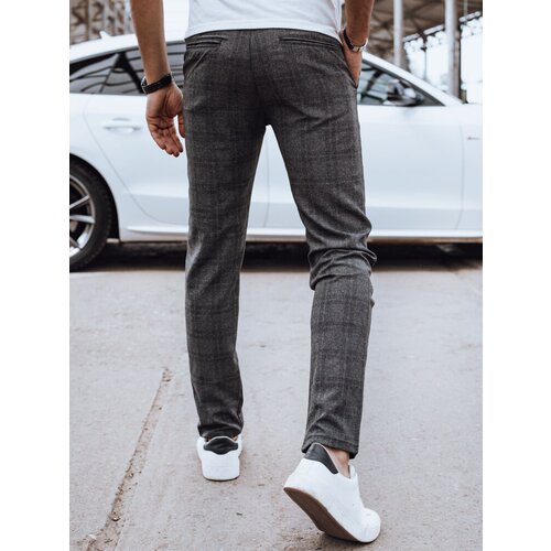 DStreet Spodnie męskie casual ciemnoszare Cene