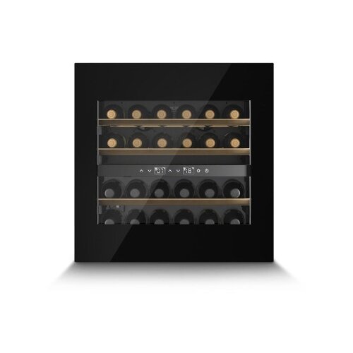 Caso WineDeluxe WD 24 ugradbena vitrina za vino, 24 boce, dvije zone, crna Cijene
