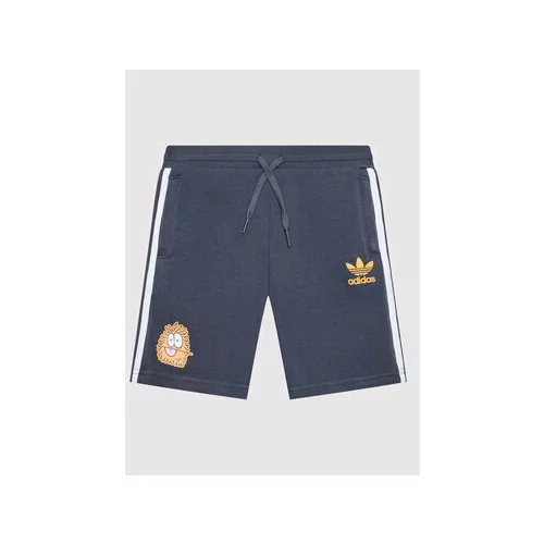Adidas Športne kratke hlače KEVIN LYONS HC9441 Mornarsko modra Regular Fit