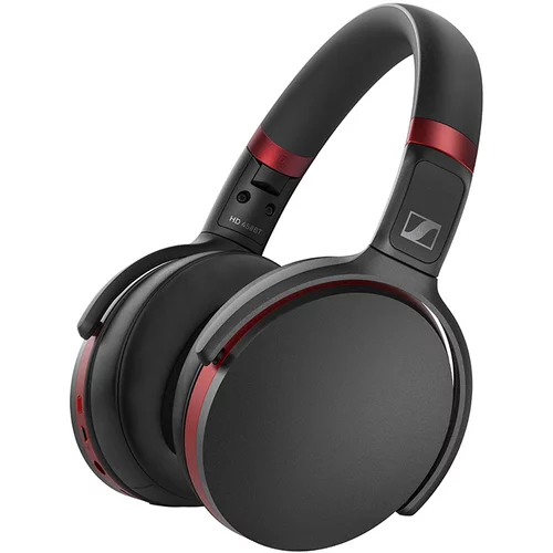 Sennheiser Slušalke brezžične naglavne Bluetooth stereo HD 458BT ANC črno-rdeče (508968)