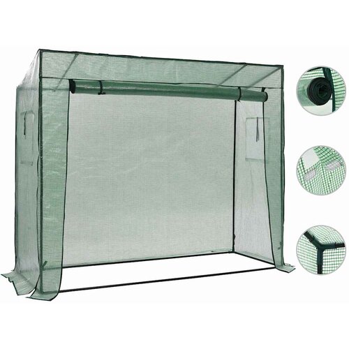 Furnova Rastlinjak z vhodom 200x80x173 cm, (21948383) Slike