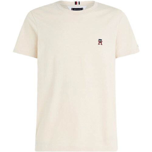 Tommy Hilfiger Majice s kratkimi rokavi MW0MW30054 Bež Slike
