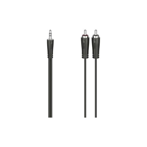 Hama 00205110 utičnica / Cinch audio priključni kabel [2x muški cinch konektor - 1x 3,5 mm banana utikač] 1.5 m crna Cijene