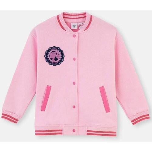 Dagi Pink Barbie Licensed Bomber Jacket Cene