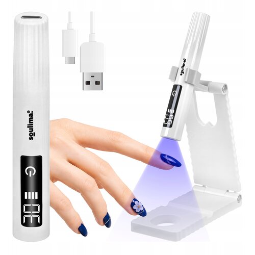  MINI UV LED lampa za nokte 3W – prijenosna s LCD zaslonom i USB-C punjenjem Cene