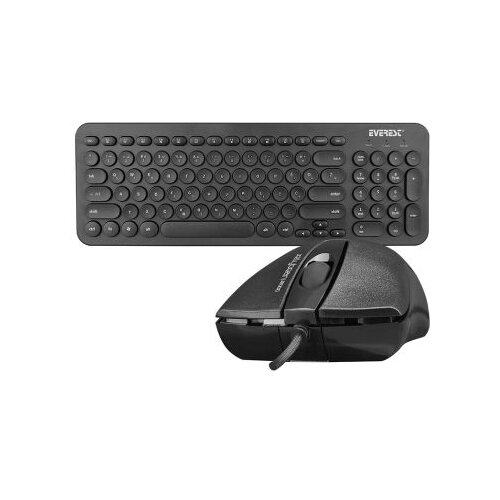  Miš Everest KM-01K Black USB, BiH layout Cene