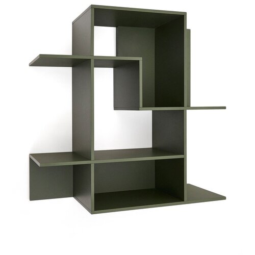 Kave Home Zeleni modularni sustav polica 80x80x25 cm Ina &amp;ndash; Slike