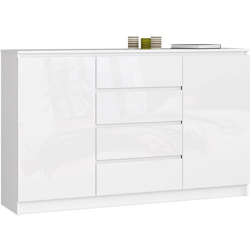 AKORD KOMODA K160 2D 4SZ CLP BELA SJAJ, (21703218) Cene