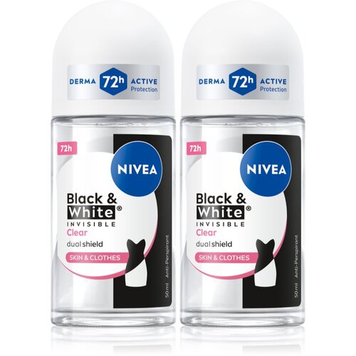 Nivea Black &amp;amp; White Invisible Clear set za tijelo Slike