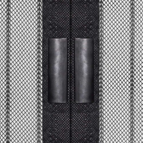  Zastori protiv insekata 2 kom s magnetima 230 x 160 cm crni Slike