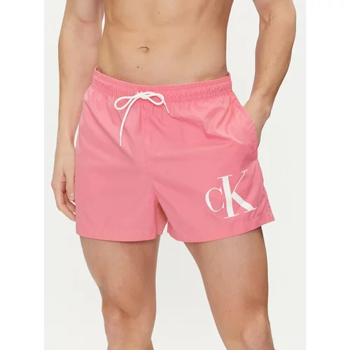 Calvin Klein Swimwear Kopalne hlače KM0KM00967 Roza Regular Fit