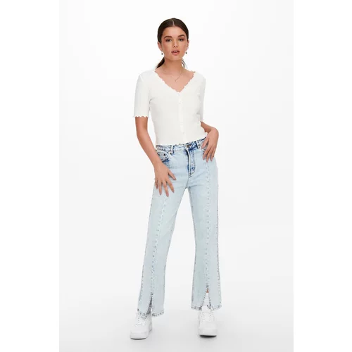 Only Jeans hlače Emily 15249228 Modra Regular Fit