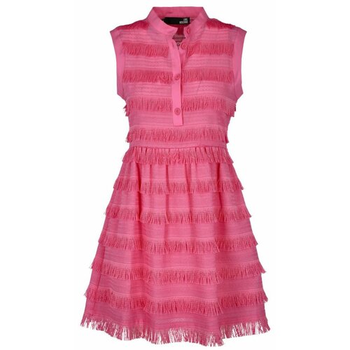 Love Moschino - Roze haljina sa resama Slike