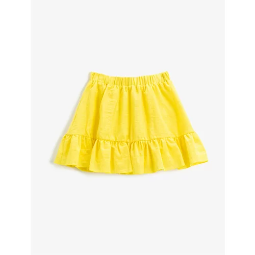 Koton Frilled Mini Skirt with Elastic Waist