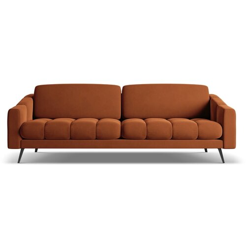 Makamii Narančasta baršunasti sofa 238 cm Nalu – Cijene
