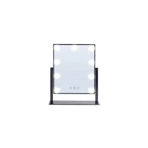  Ogledalo Smile Hollywood stolno 30 x 36 cm – Crno Cijene